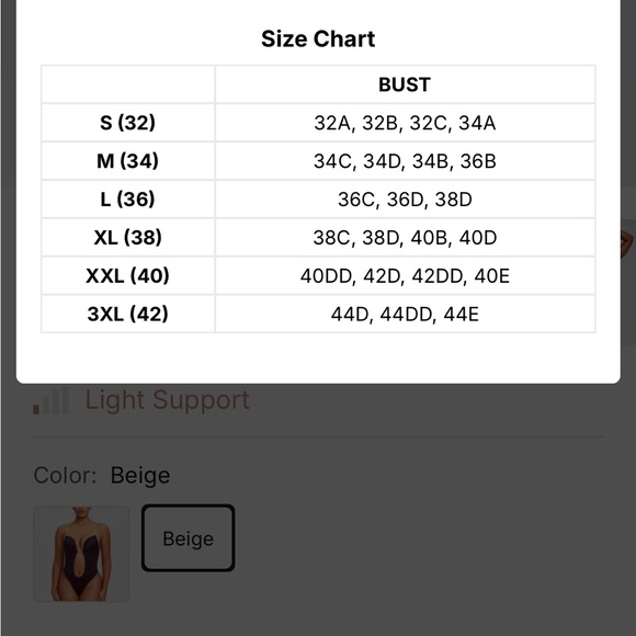 NEW Plunge Backless Bra Bodysuit - Picture 12 of 12